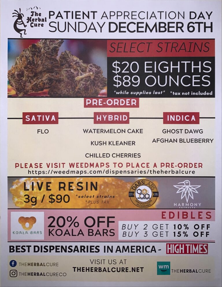 December '20 REC & Patient Appreciation Day The Herbal Cure Denver's